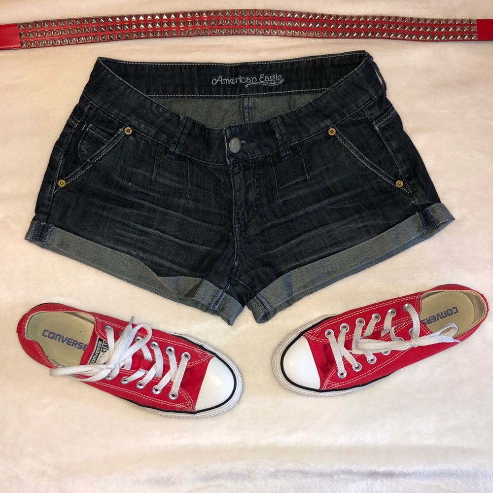 American Eagle Denim Shorts Size 2